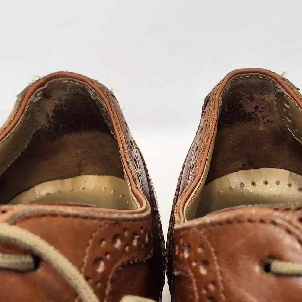 Cole Haan Modern Classic Wingtip Oxford Dress Shoes Men Size 11 M Brown Leather